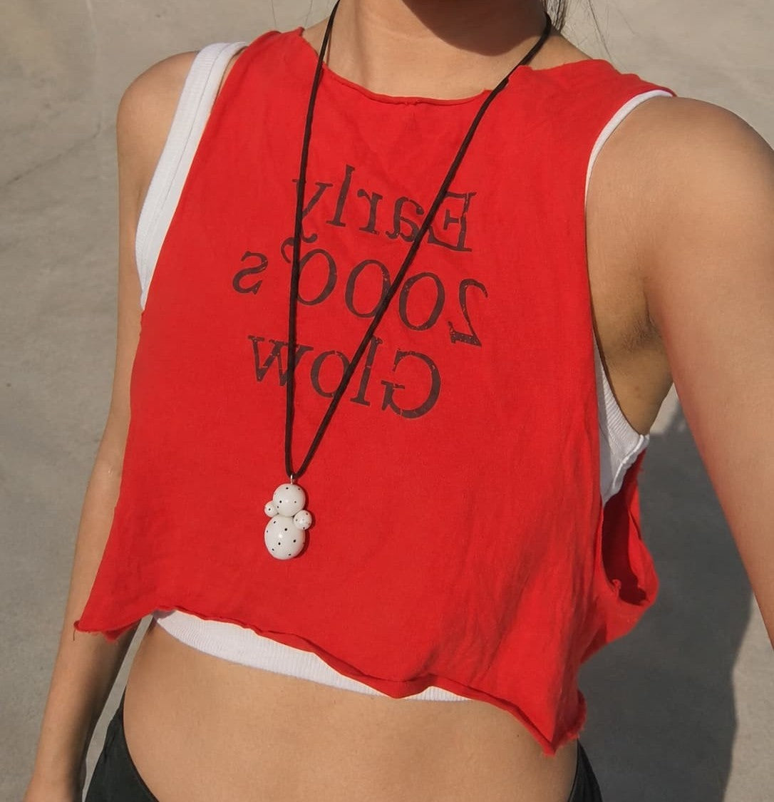 Polka Dot Doll Pendant