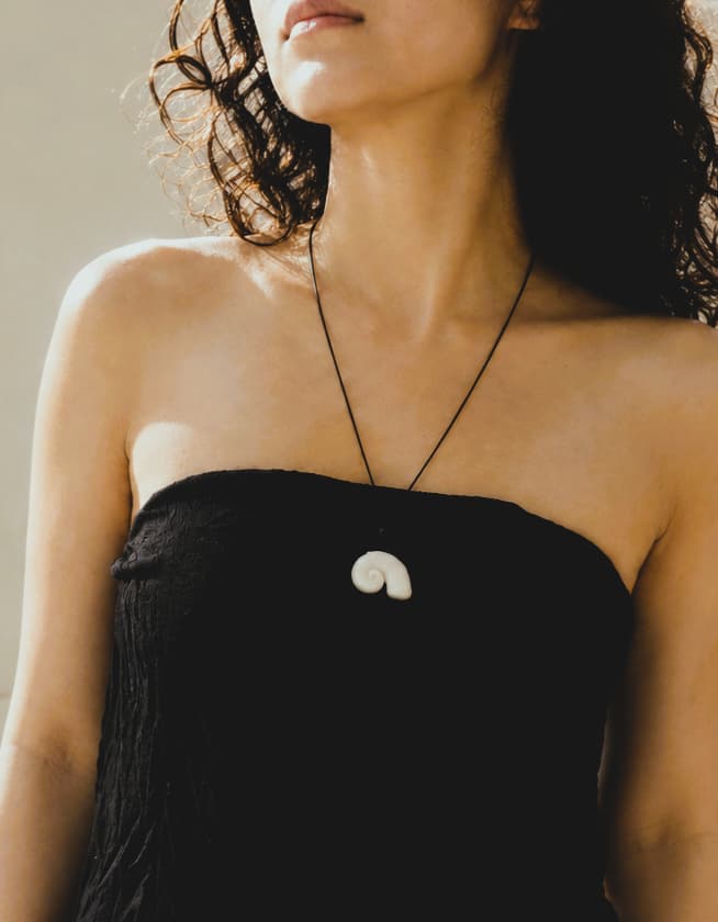 White Shell Pendant