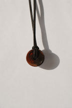 Black Round Pendant