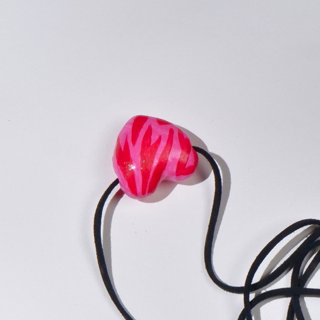 Blush Zebra Heart