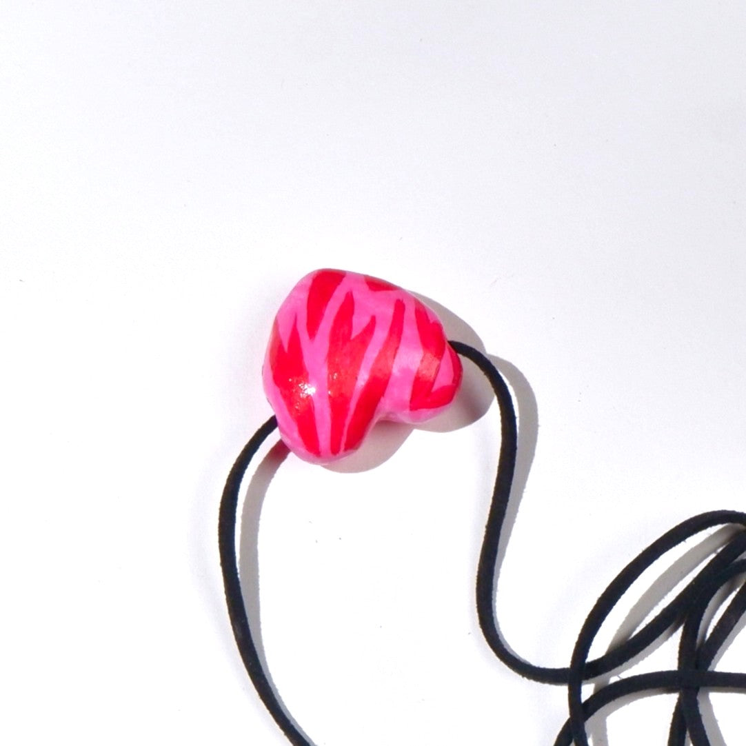 Blush Zebra Heart