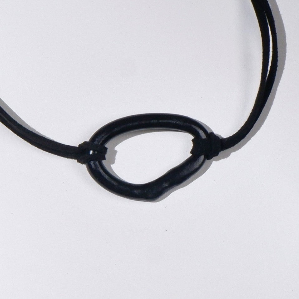 Black Hoop Choker