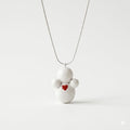 Milk ghost pendant
