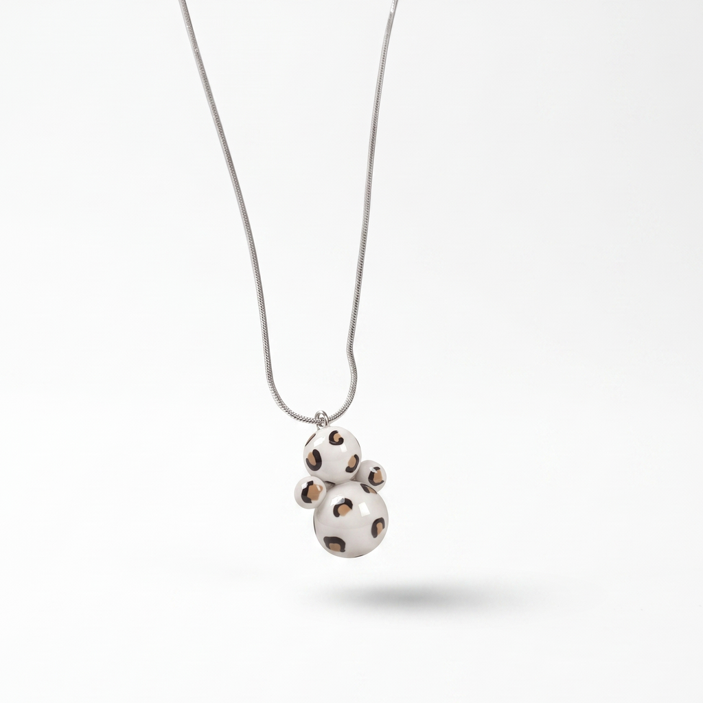 Cheetah print pendant
