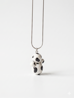 Cow print pendant
