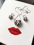Zebra Heart Set