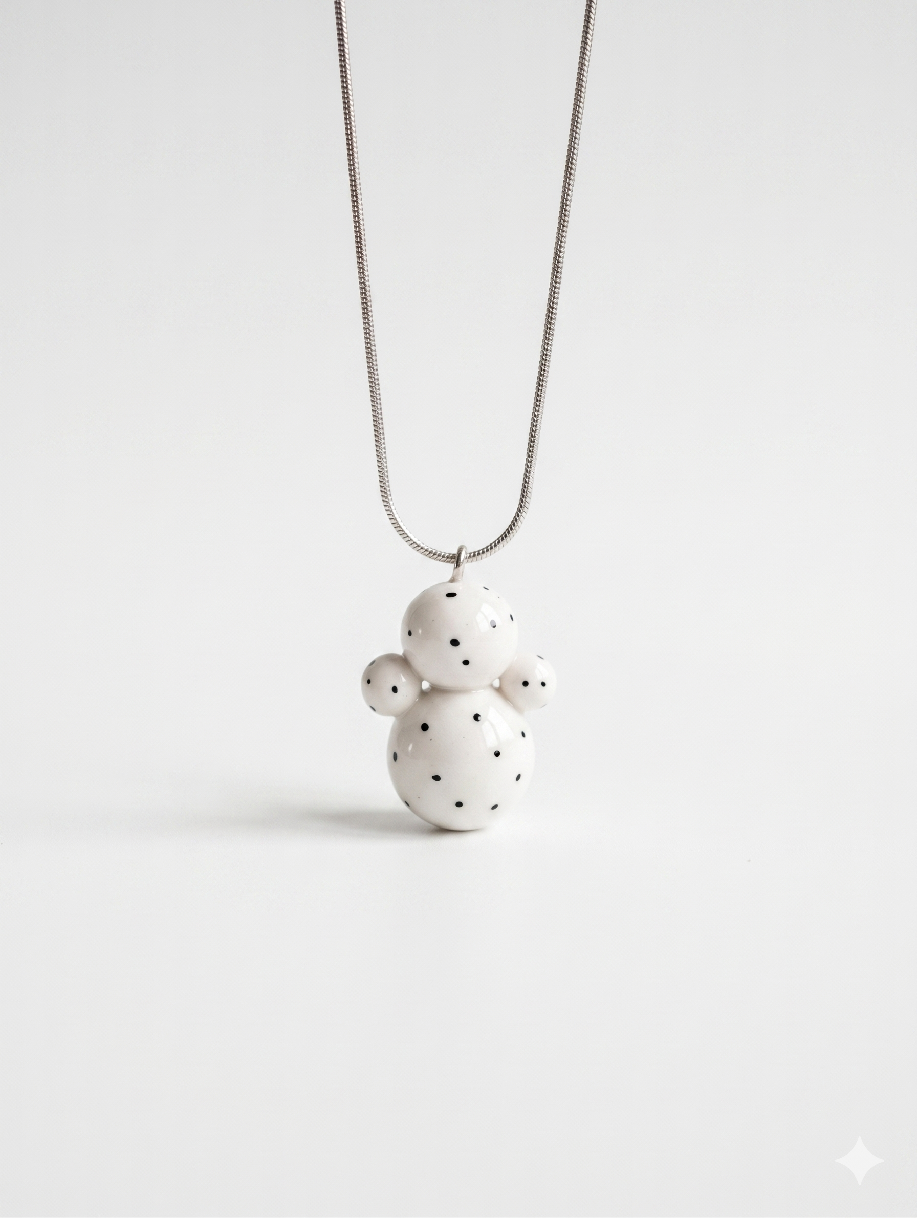Polka Dot Doll Pendant