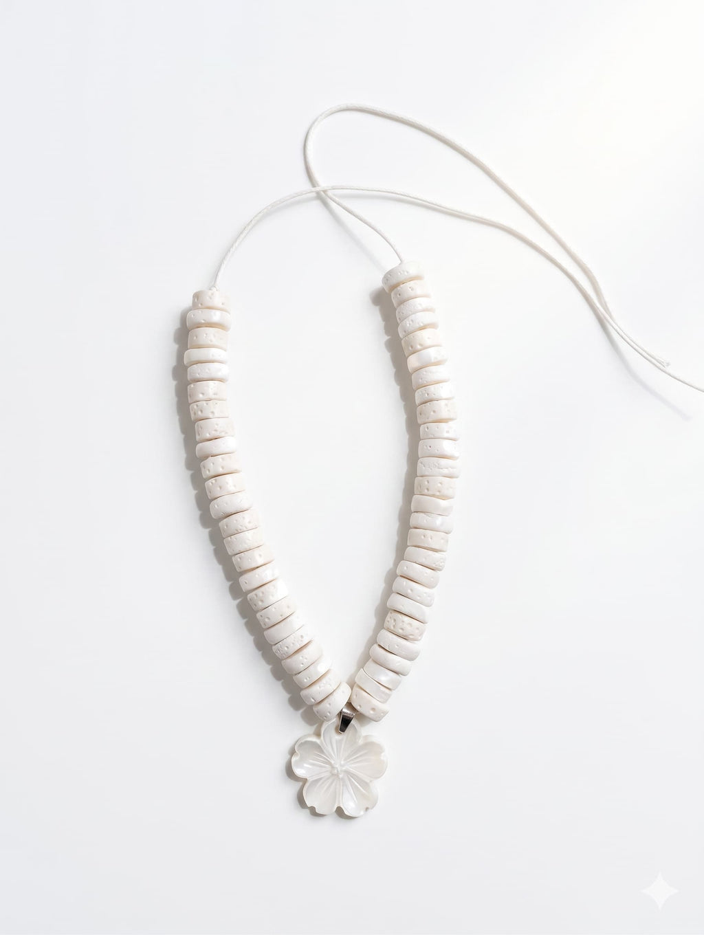 White flower necklace