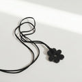Black Flower Pendant