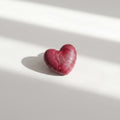 Pink Mesh Heart Brooch