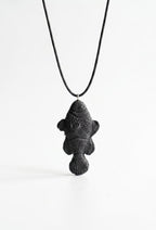 White fish pendant