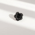 Black Flower Brooch
