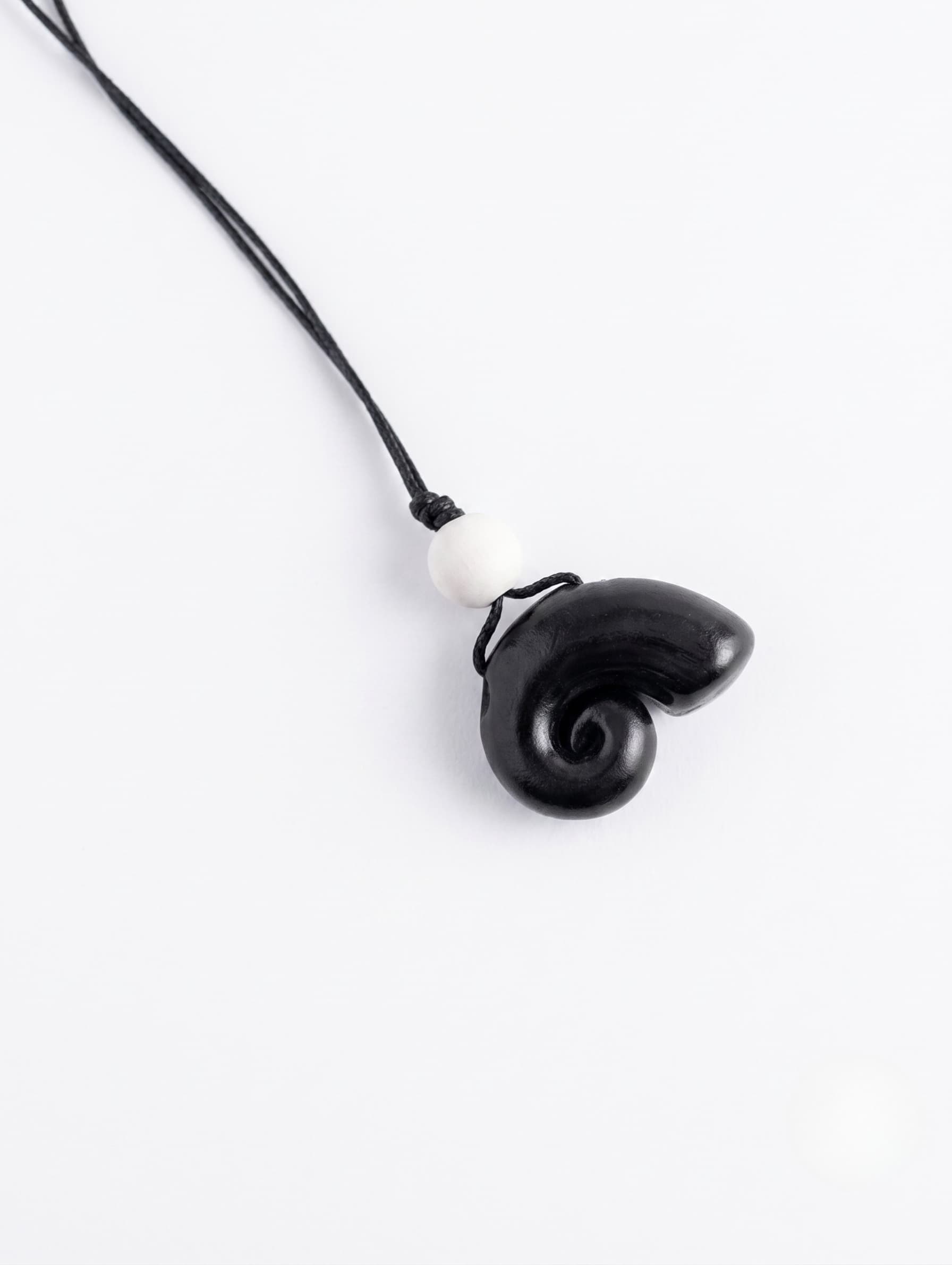 Black Shell Pendant