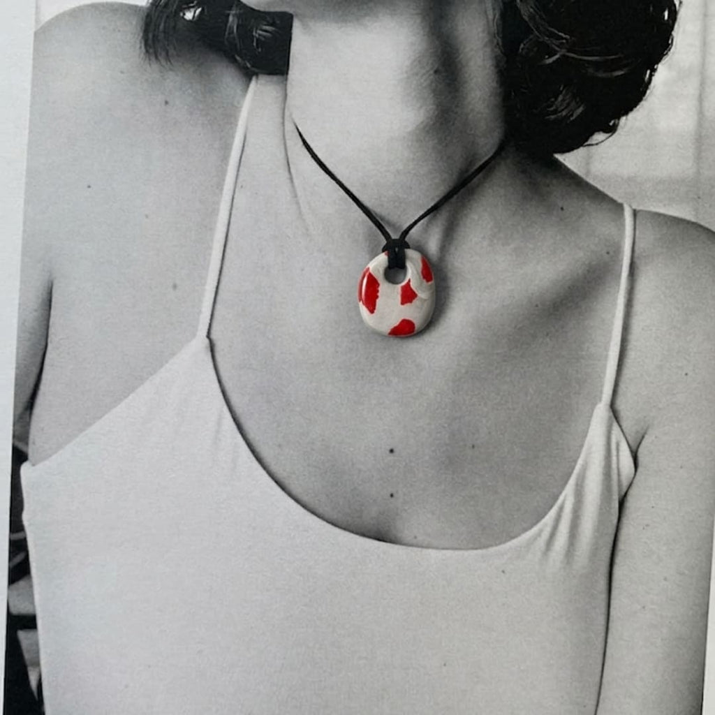 Red Marble Pendant
