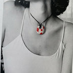 Red Marble Pendant