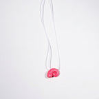 Pink Glitter Shell Pendant