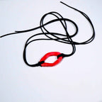 Red Hoop Choker