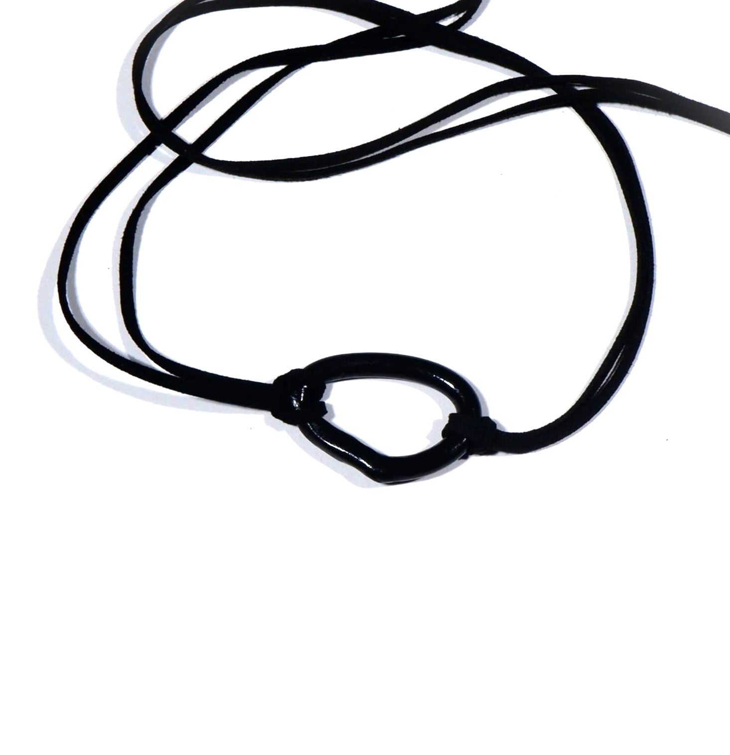 Black Hoop Choker
