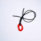 Red Hoop Pendant