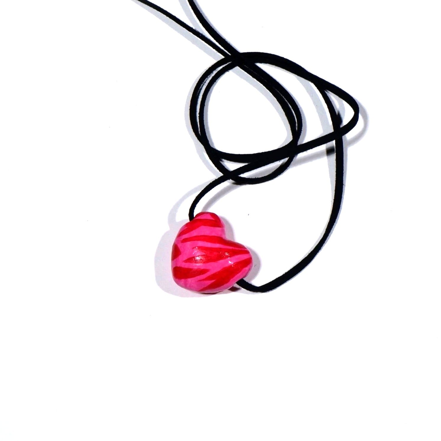 Blush Zebra Heart