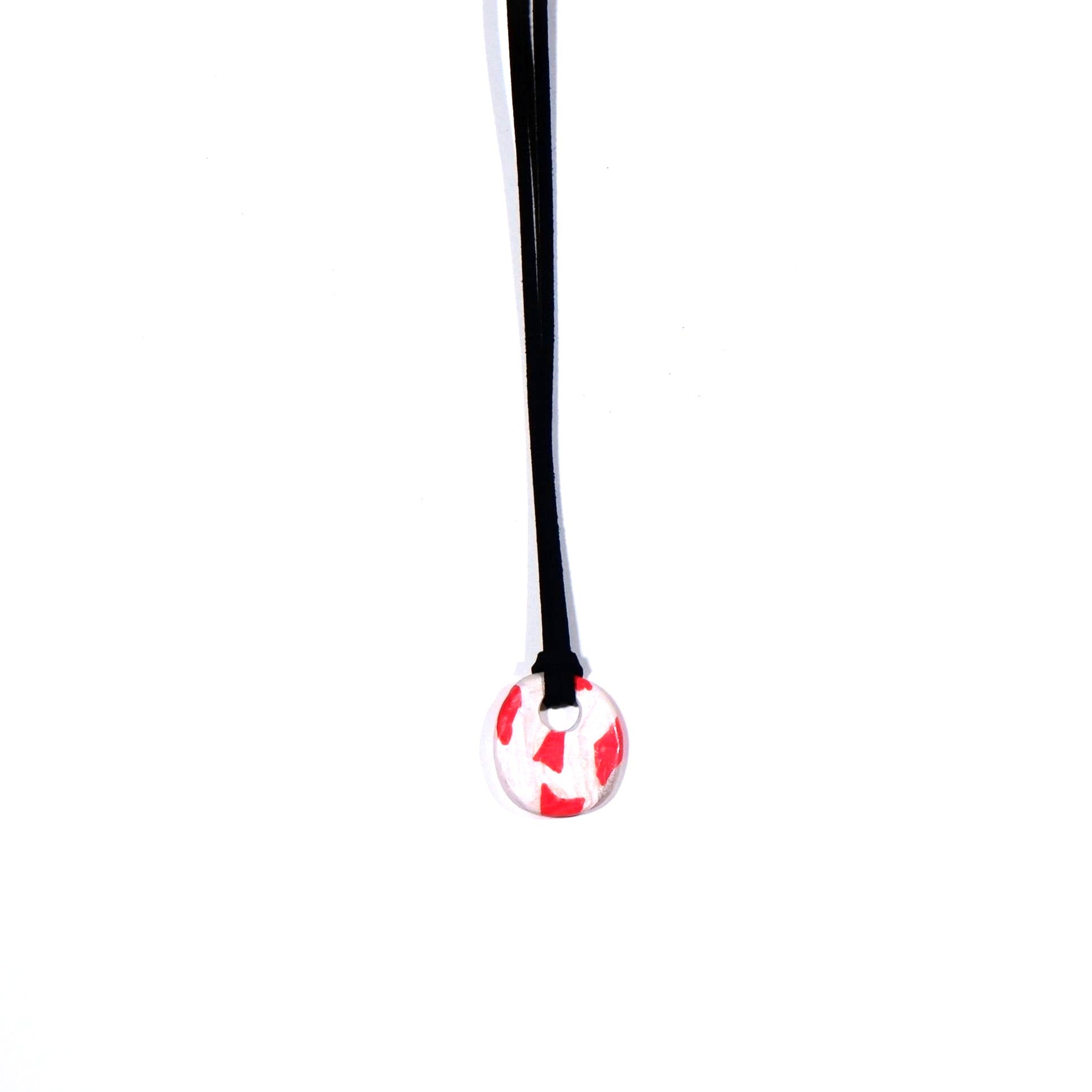 Red Marble Pendant