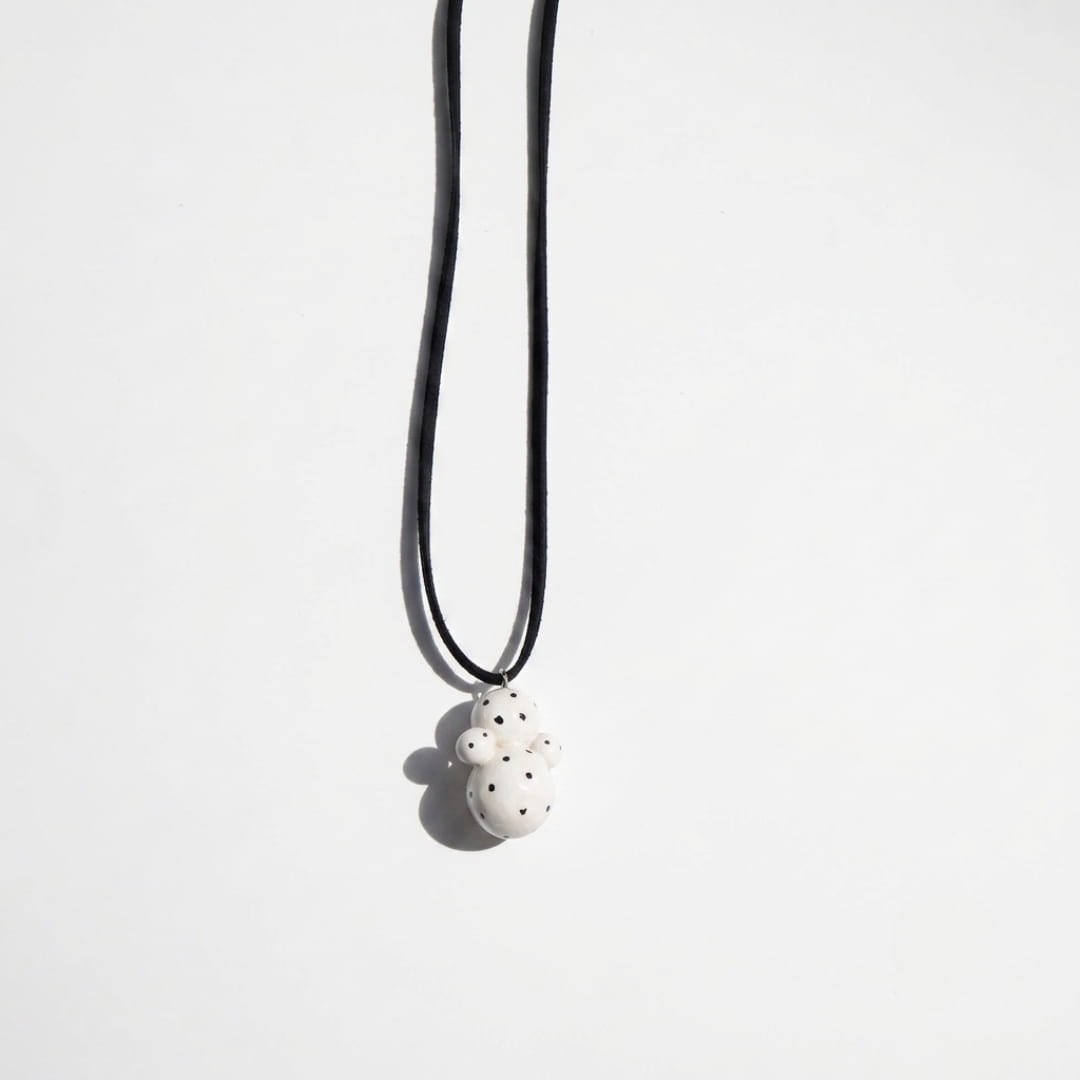 Polka Dot Doll Pendant