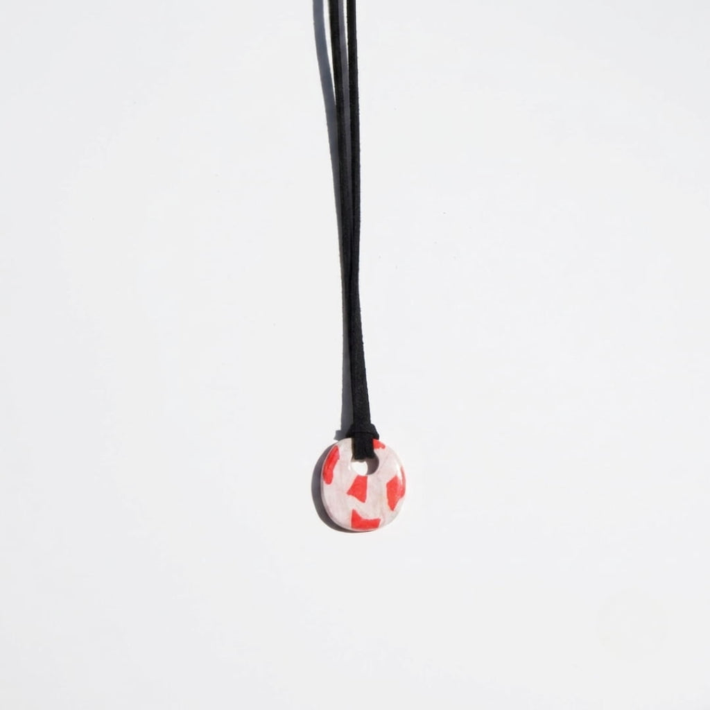Red Marble Pendant