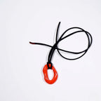 Red Hoop Pendant