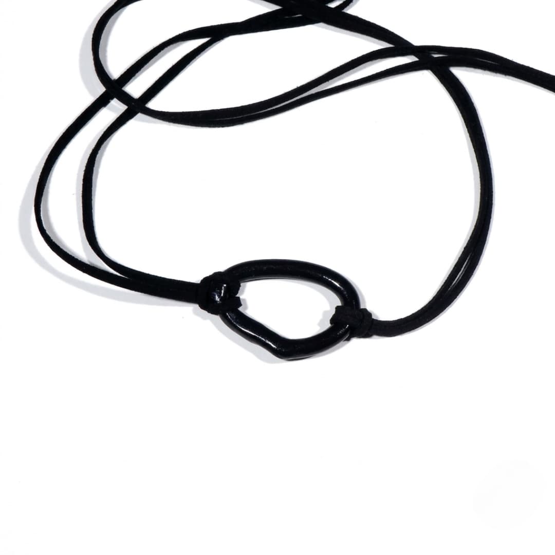 Black Hoop Choker