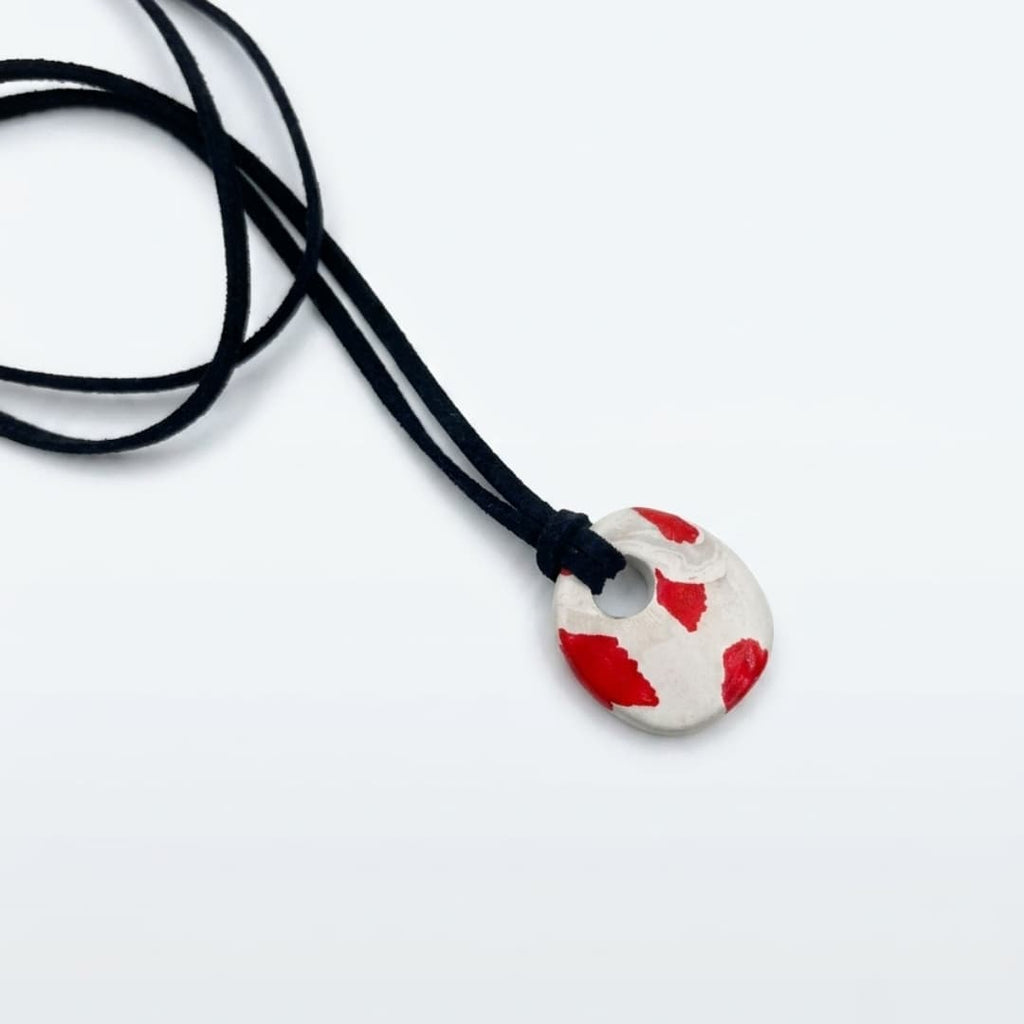 Red Marble Pendant