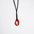 Red Hoop Pendant