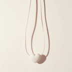 White Glitter heart pendant
