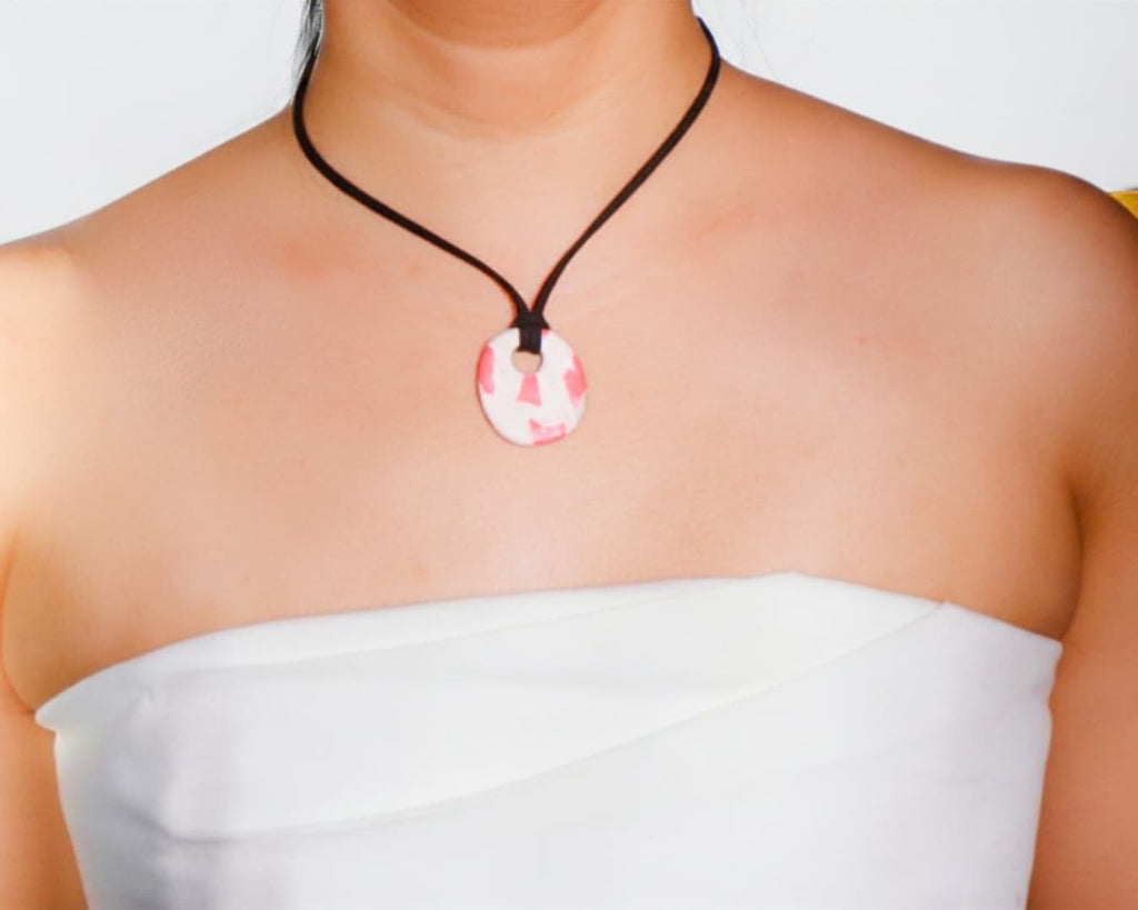 Red Marble Pendant